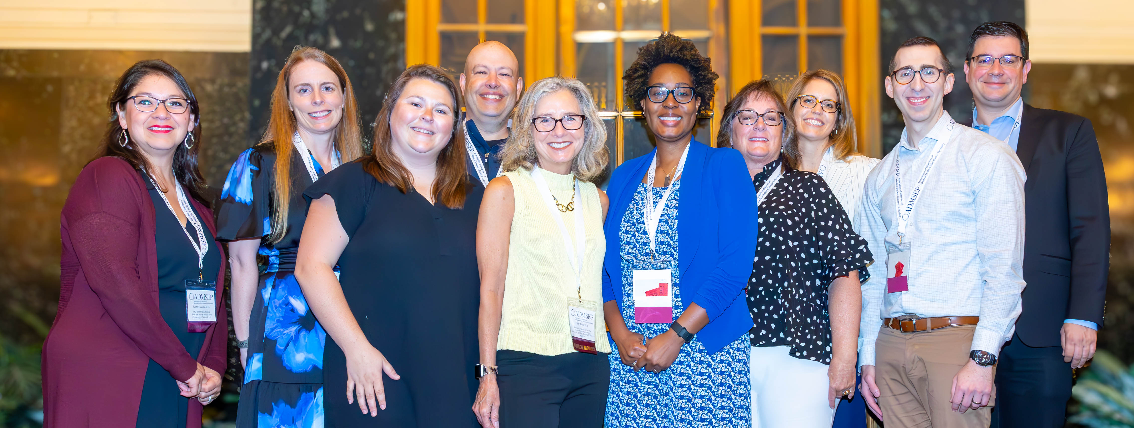 ADMSEP Council members standing together for a 2024 group photo.