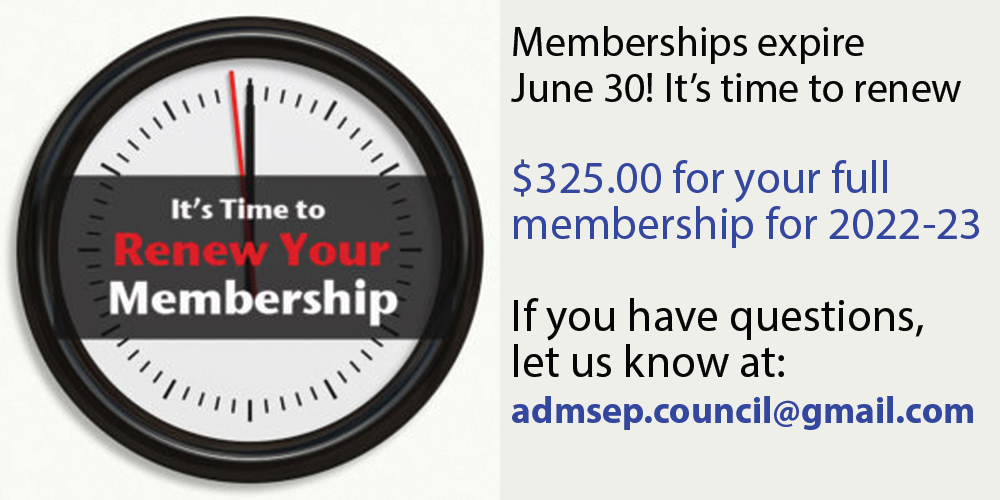 It's membership renewal time...